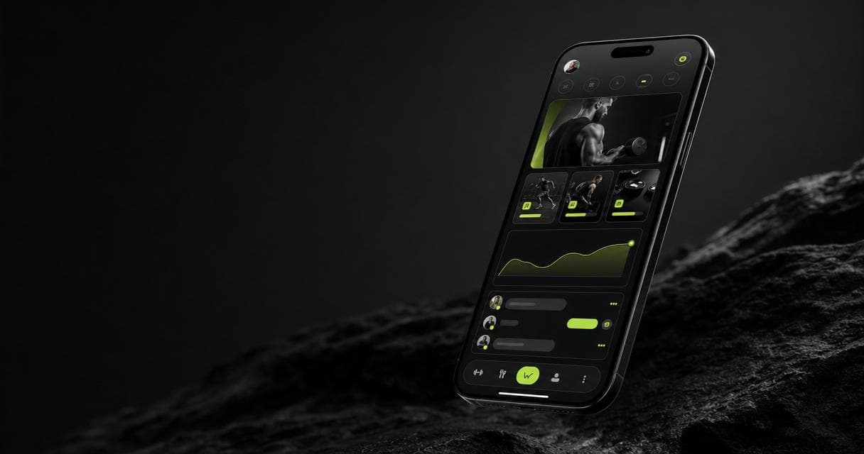 Branded LVLUP coaching app on a phone, a top TrueCoach alternative for 2026