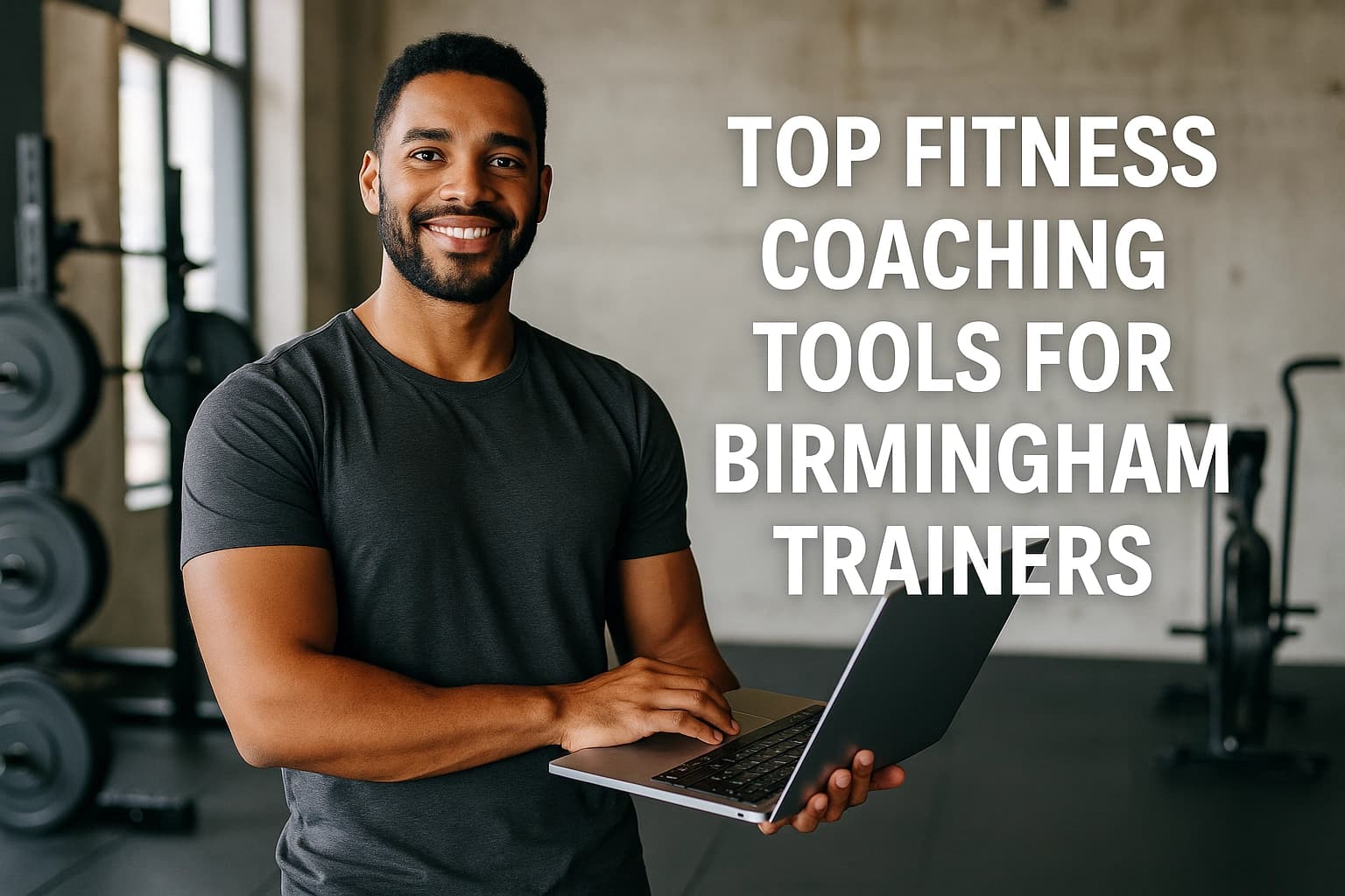 Professional header image for list-based article: Top Fitness Coaching Tools for Birmingham Trainers