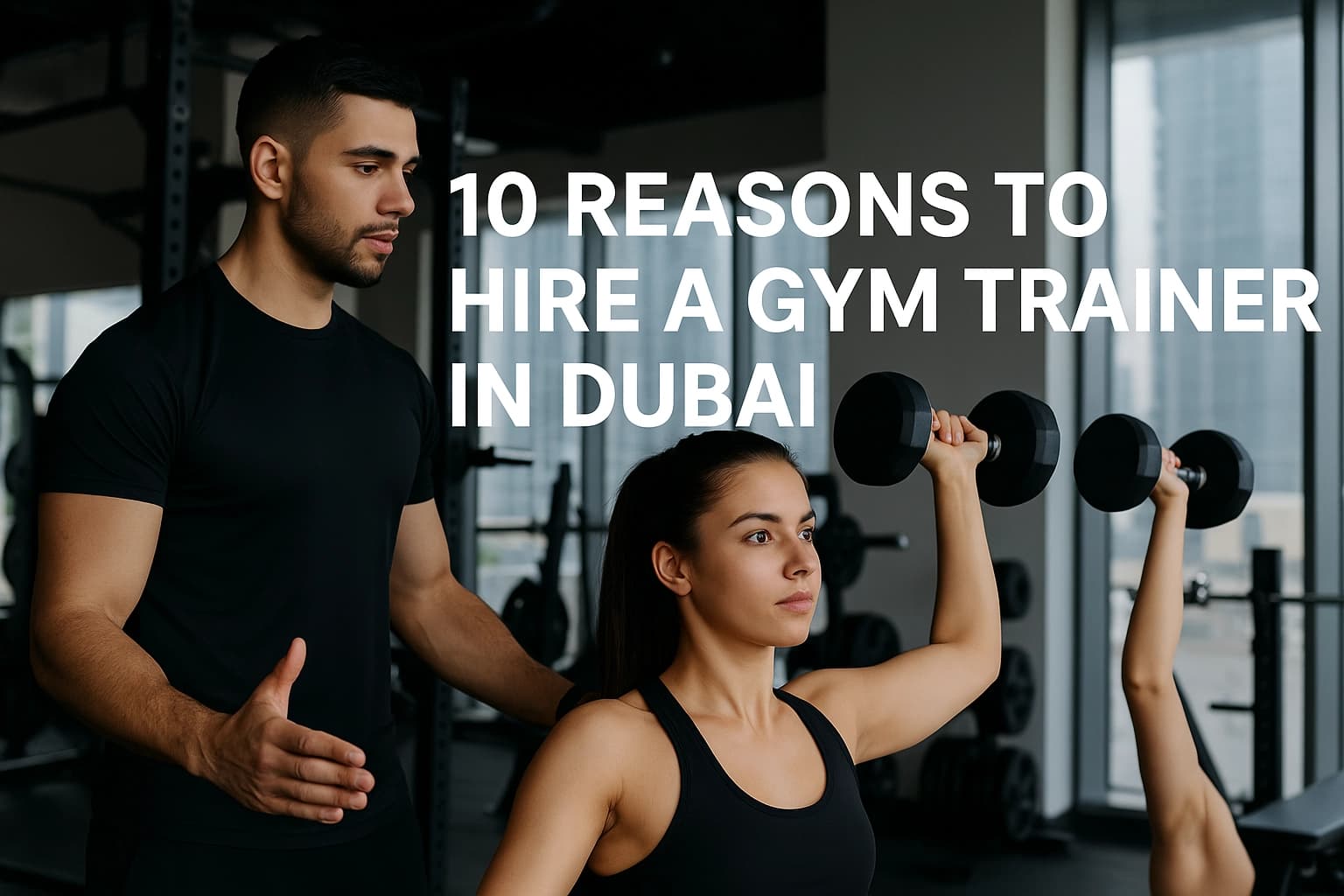 Professional header image for list-based article: 10 Reasons to Hire a Gym Trainer in Dubai
