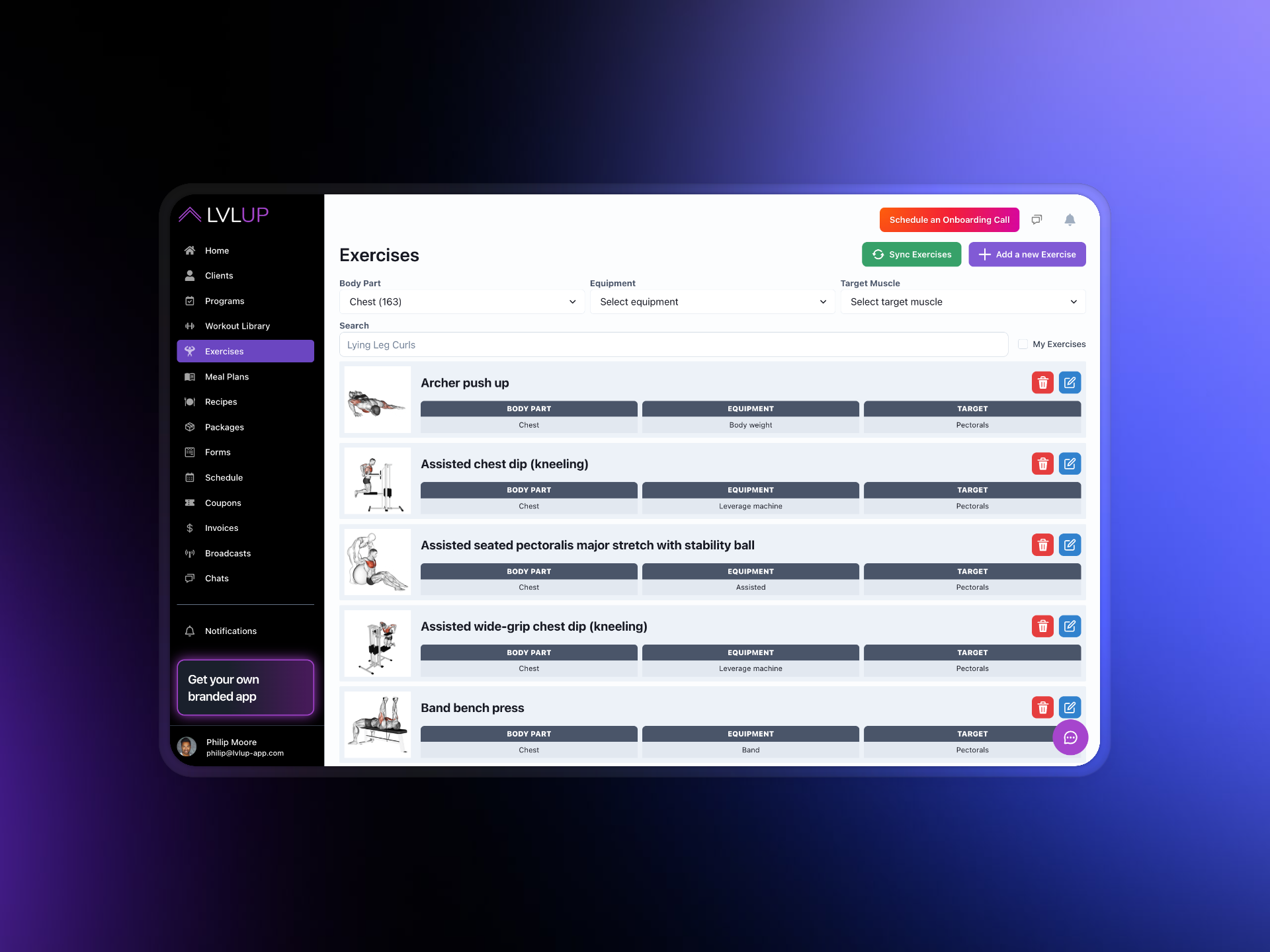 Exercise Library