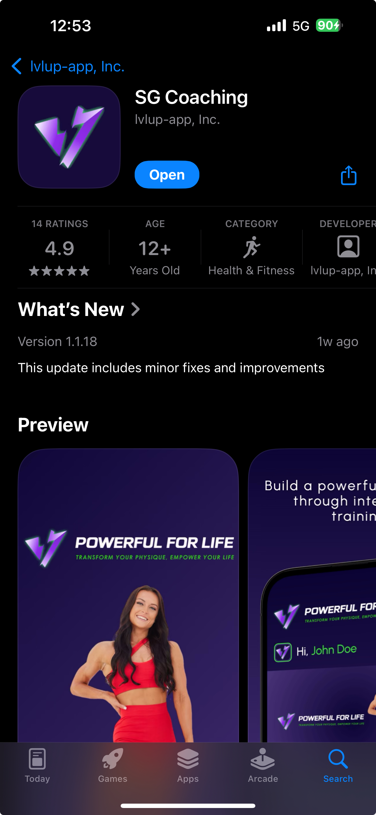 Powerful for Life - alternate view